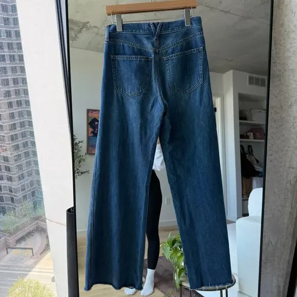 Veronica Beard Kasey Wide Leg Jeans - Picture 3 of 6